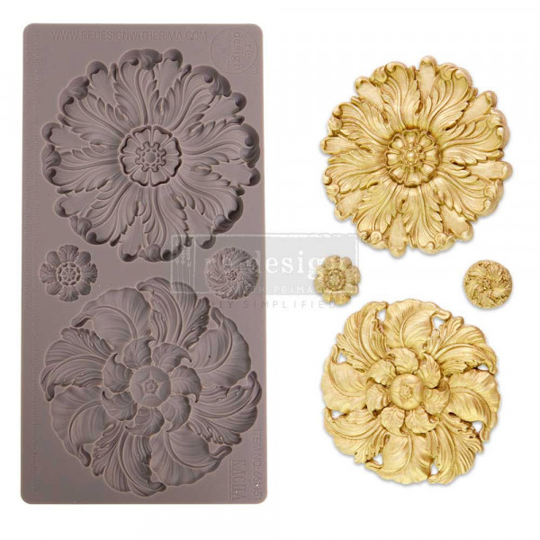 Kacha - "Engraved Medallions" - Decor Mould ReDesign