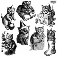 Decor Stempel "Christmas Kitties"