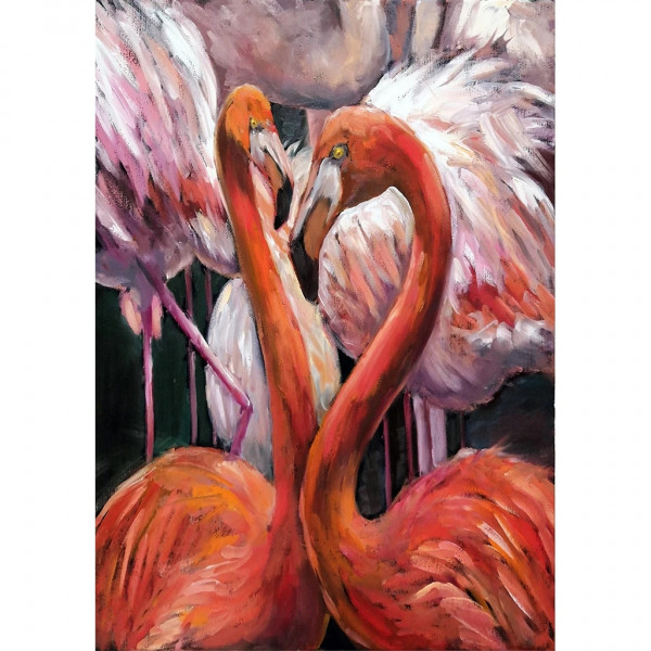 Flamingo - Decoupage Papier