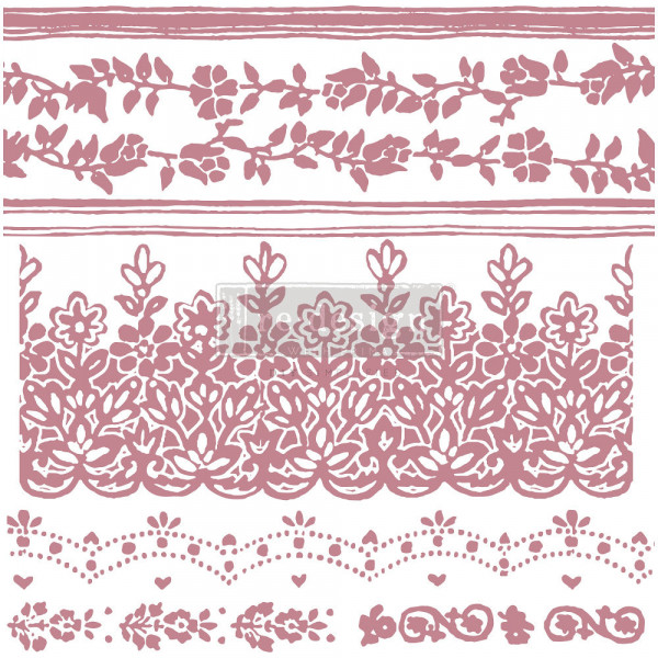 "Floral Borders" - Decor Stempel ReDesign