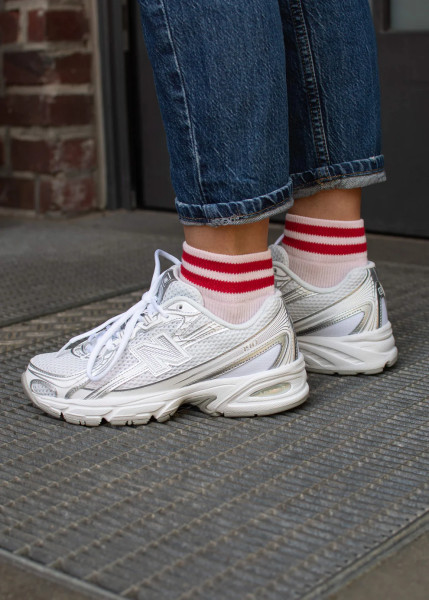 Sneakersocken "Cherry & Blossom" - High