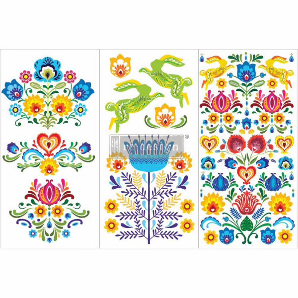 "Floral Polish" - Transferfolie ReDesign