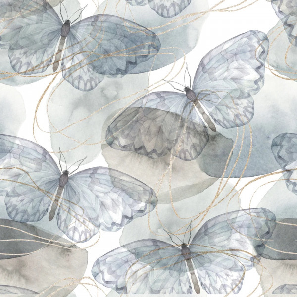 Butterflies - Mint Tissue Paper