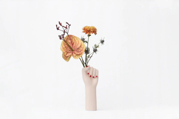 Girl Power - Vase white