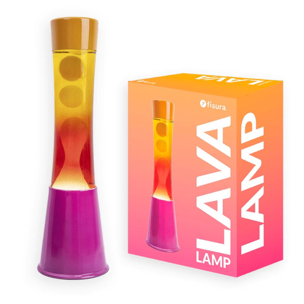 Lava-Lampe „Sunset Glow“ – Rosa & Orange