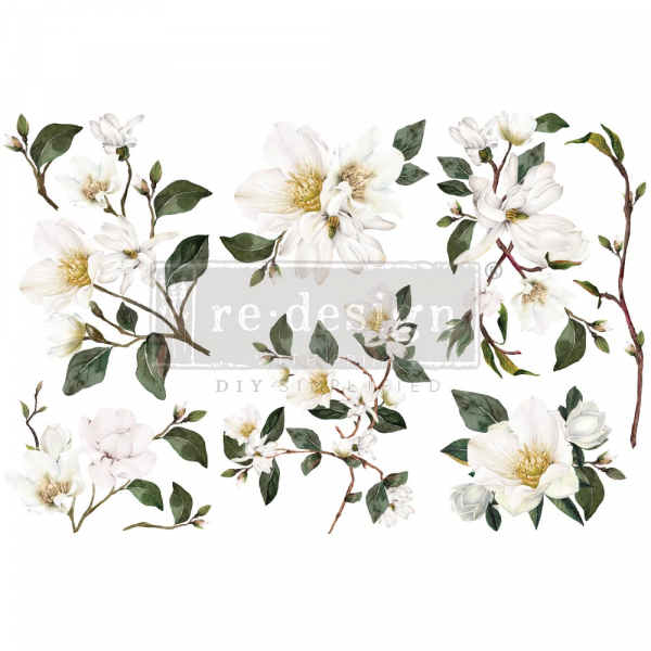 "White Magnolia" - Transferfolie ReDesign