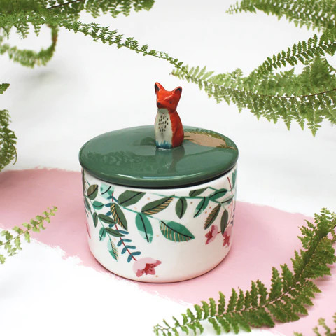 Secret Garden Fox Jar