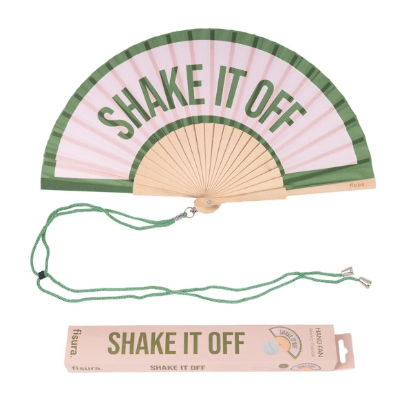 Fächer "Shake it off" rosa