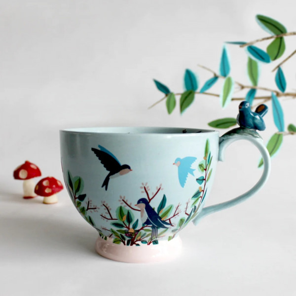 Secret Garden Bird Cup