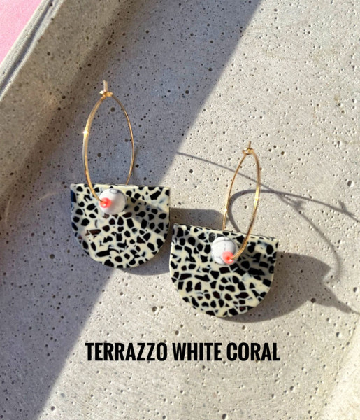 Ohrringe - Terrazzo bunt