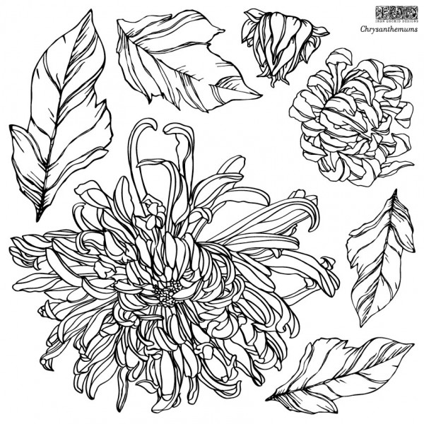 Decor Stempel "Chrysantemus" 2-er Set