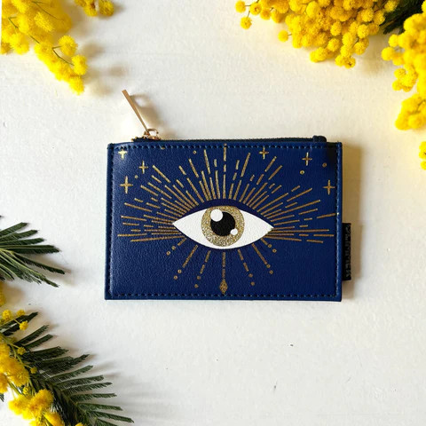 Glimmer Eye Zip Purse - Geldbörse