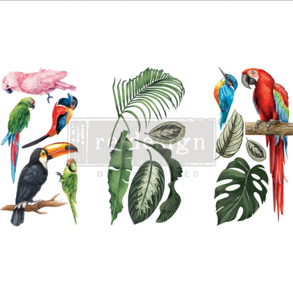 "Tropical Birds" - Transferfolie ReDesign