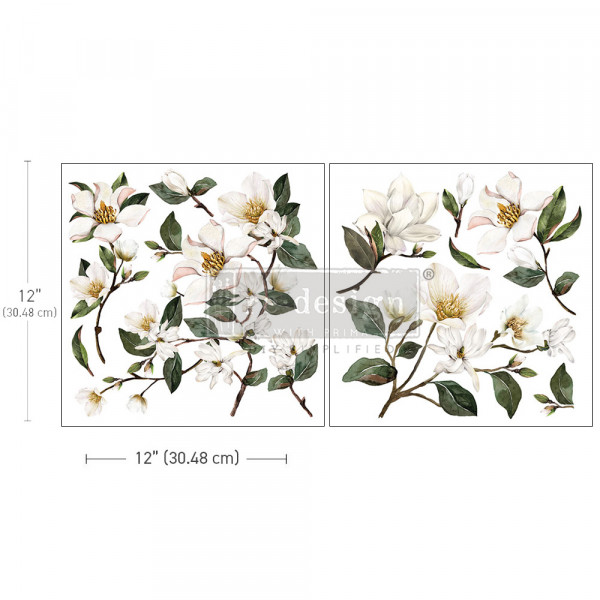 "Magnolia Garden" - Transferfolie ReDesign