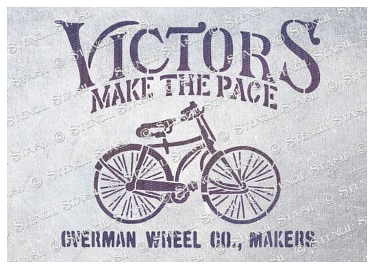 Victors Bicycles - Vintage Schablone