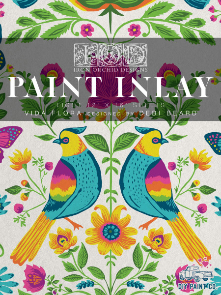 "Vida Flora" - Paint Inlay