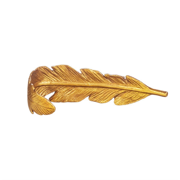 Gold Feather Hook - Möbelhaken
