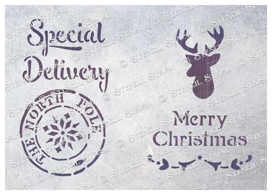 Special Delivery - Weihnachtsschablone