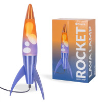 Lava-Lampe „Rocket“ – Blau & Orange