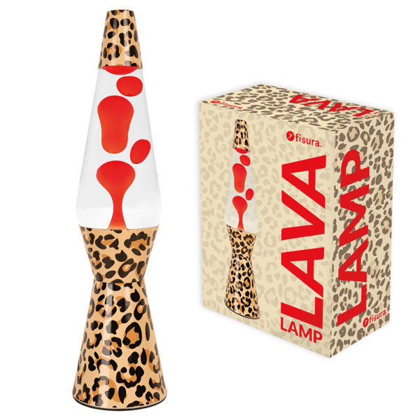 Lavalampe „Bullet“ Leopardenmuster