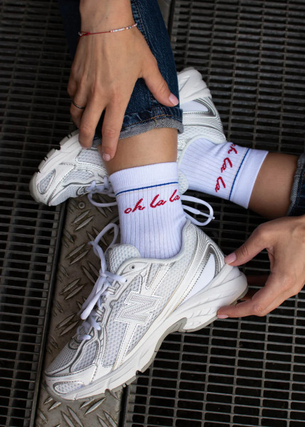 Sneakersocken "oh la la" - Midi