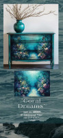 "Coral Dreams" - A1 Decoupage Fiber Paper